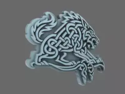 Arctic Prowler V10B Shoulder Symbols LEFT 3D print model