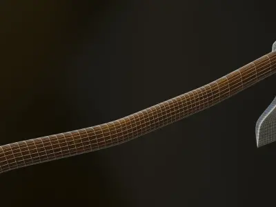 Medieval Viking Axe  Free low-poly 3D model