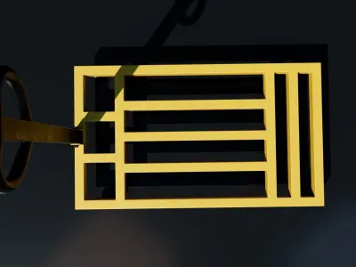 Hand Truck  Free low-poly 3D model