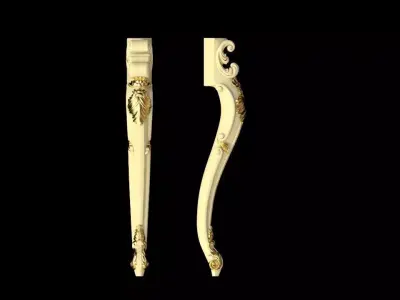 leg High quality 3d models for processing on a cnc machine 3D model 32