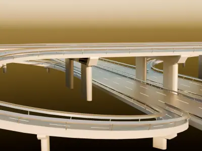 Highway Free 3D model