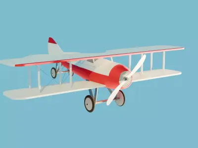 airplane Low-poly 3D model