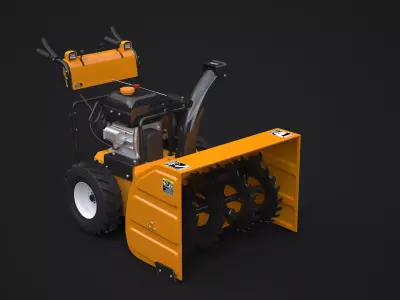 Walk Behind Snow Blower 3D model