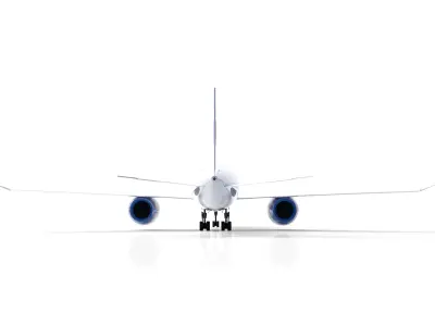 Delta Air Lines Boeing Plane 3D model