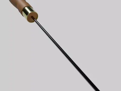 Scratch Awl Low-poly 3D model