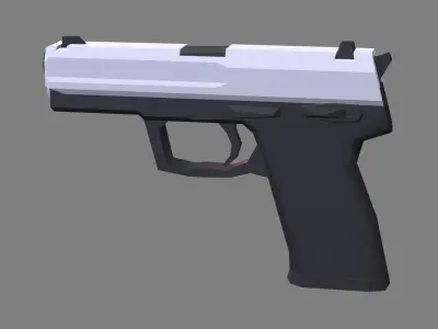 Heckler and Koch USP Low-poly 3D model