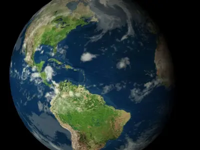earth planet model 3D model