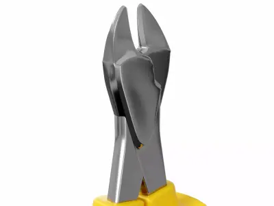 cutting plier 01 3D model