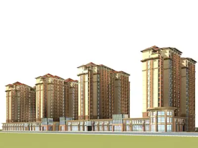 High-Rise Residential 3D model shop