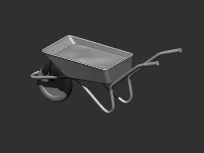 wheelbarrow 3d print model 3D model
