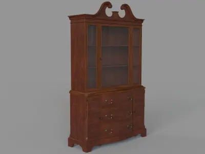 Antique Hutch 3D model