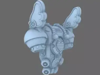 Pride Marines V10 Winged Back Pack 3D print model