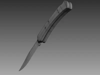 Knife buck 110 Free low-poly 3D model