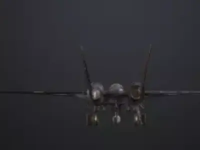 SR71 Inspired Supersonic Recon Aircraft 3D Model 3D model