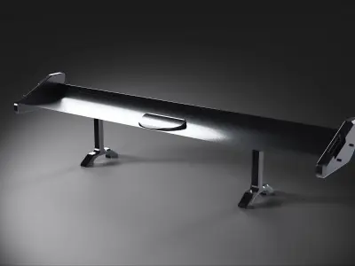 Spoiler coupe rear 3vol 3D model