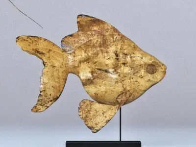 Four Fish figures 3D model