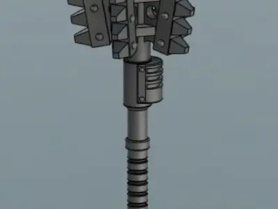 Blunt power weapons pack 2 3D print model