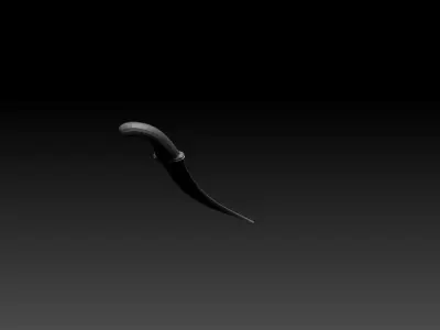 Nice dagger 3D model
