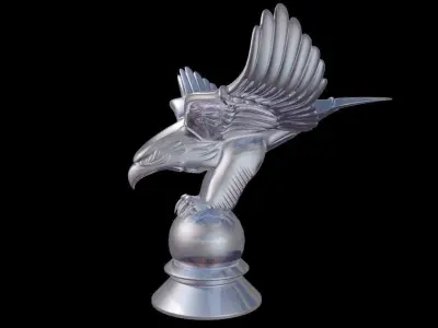 Eagle Chrome 3D model