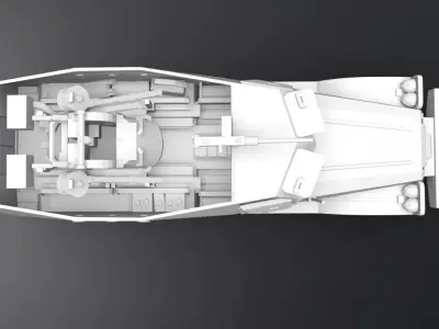 BTR 152 Scale model   3D print model