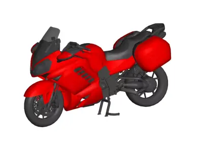 Kawasaki 1400GTR 3D model