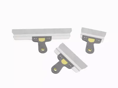 Spatula For Putty 02 Low-poly 3D model