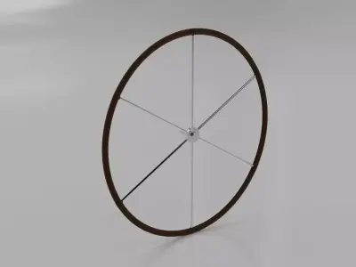 Steering wheel diam 800 mm 3D model
