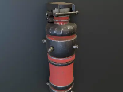  3D smoke grenade model 3D model