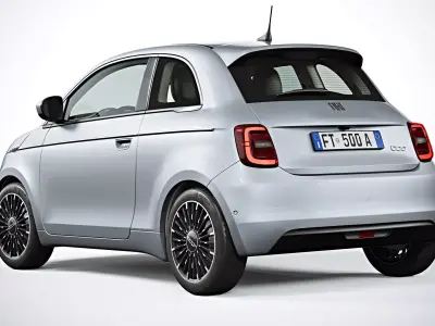2021 Fiat 500 3D model