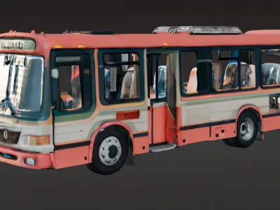 Bus City 3D print model