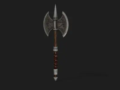 Axe Low Poly 3d model Free low-poly 3D model