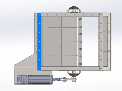TROUSER FLAP 1000X1150 MM 3D model
