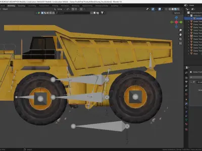 Realistic Construction Vehicle - Bundle Edition Low-poly 3D model
