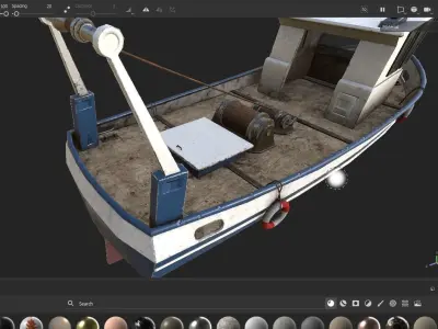 Motorboat 3D model