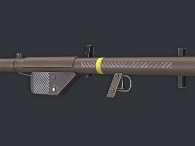 Rocket Launcher Game Ready 8 Low-poly 3D model
