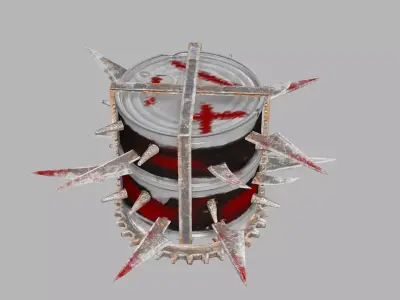 Medieval Polearms Weapon Pack Low-poly 3D Model Low-poly 3D model