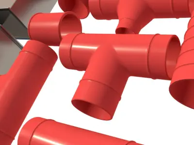 Ceiling Ventilation Elements 3D model