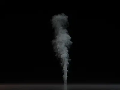3D Smoke Signal Flare 3D model
