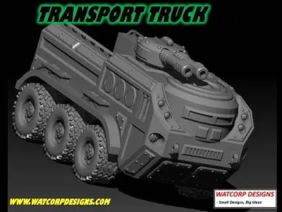 Transport Truck 3D print model