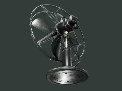 Old Fan Low-poly 3D model purchase