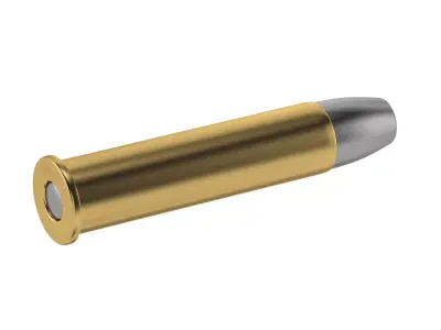 Bullet 45-70 Low-poly 3D model