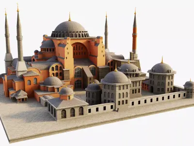 Hagia Sophia 3D model by marlene008