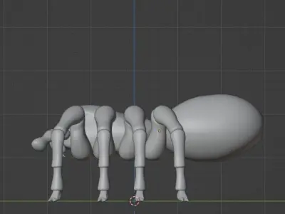 Simple Spider Model 3D model
