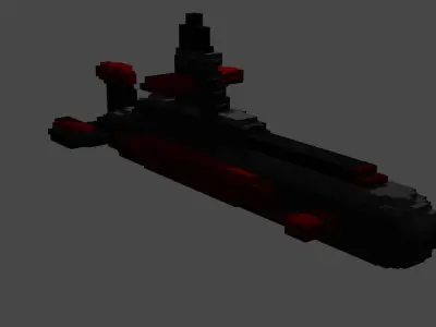 Soviet Submarine 3D model