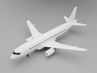 Airbus-A320 3D model 3D model