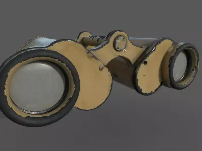 Binoculars 3D model 2