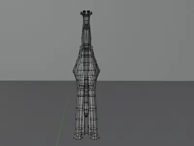 Giraffe Low Poly Low-poly 3D model