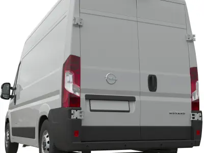2024 Opel Movano  L2H2 Detailed interior 3D model