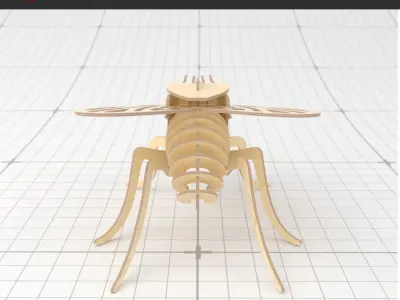 3D PUZZLE HOSUE FLY 3D model