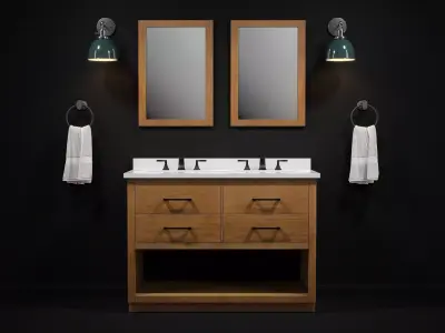 OVE Brookside 48 Fu Yuan Wax Pine 3D model